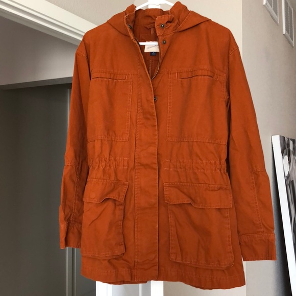Burnt Orange Cargo Jacket | Poshmark
